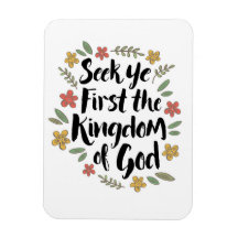 Seek Ye First the Kingdom of God Artプリント