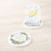 Seek Ye First the Kingdom Sandstone Coaster コースター (側面)