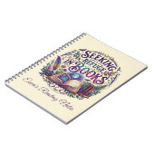 Seeking Refuge in Books Whimsical Celestial ノートブック (左側)