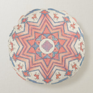 Seelenkreis Ethno Mandala Runde Kissen ラウンドクッション