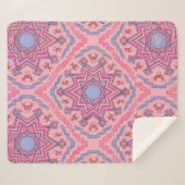 Seelenkreis – Leuchtende Mandala Fleecedecke  シェルパブランケット (正面(横))