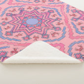 Seelenkreis – Leuchtende Mandala Fleecedecke  シェルパブランケット (3/4)