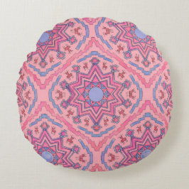 Seelenkreis – Leuchtende Mandala Fleecedecke ラウンドクッション