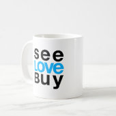 SeeLoveBuyのコーヒー・マグ コーヒーマグカップ (正面左)