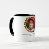 Seenaのユニークな引用文の信号器のマグ マグカップ (正面左)