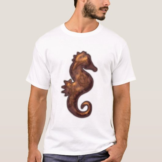 Seepferd Seepferdchen sea horse seahorse Tシャツ (正面)