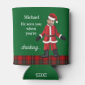 Sees You When You're Drinking Funny Custom Gift 缶クーラー (裏面)