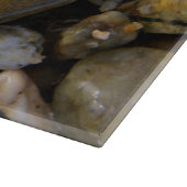 Seestern auf Stein am Strand カッティングボード (角)