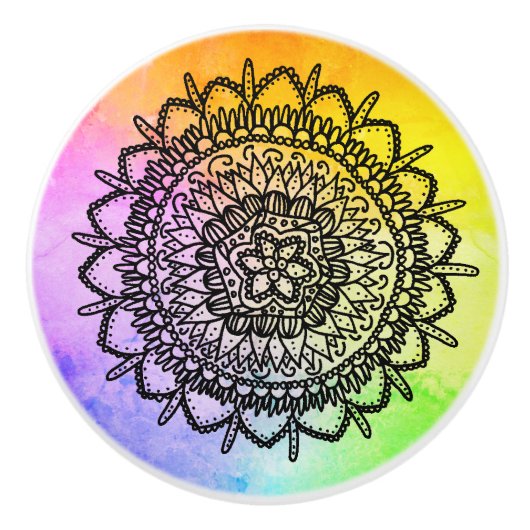 Seestern Mandala セラミックノブ (正面)