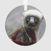 SefakaのLemurの野性生物動物の写真 オーナメント (裏面)