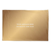 Sefira Reminder金ゴールド&ホワイト 枕カバー (裏面)