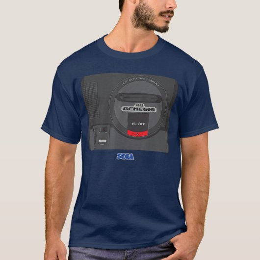 SEGA Genesis ゲーム レトロゲーム Tシャツ (正面)