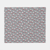 Segelboot フリースブランケット (正面(横))