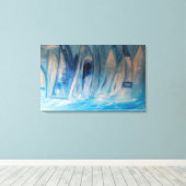 Segeln an einem Sommertag キャンバスプリント (インサイチュ (ウッドフロア))