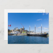 Segelschiff im Hafen von Halifax ポストカード (正面/裏面)