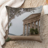 Segesta、シシリーのギリシャの寺院 クッション (ブランケット)
