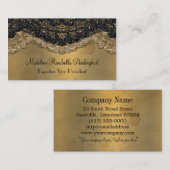 Segonzacのエレガントなビクトリア時代の人3.5" x 2" 名刺 (正面/裏面)