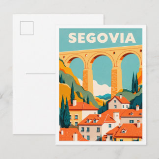 Segovia Spain Art vintage Travel ポストカード