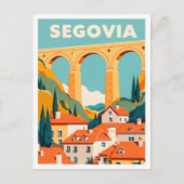 Segovia Spain Art vintage Travel ポストカード (正面)
