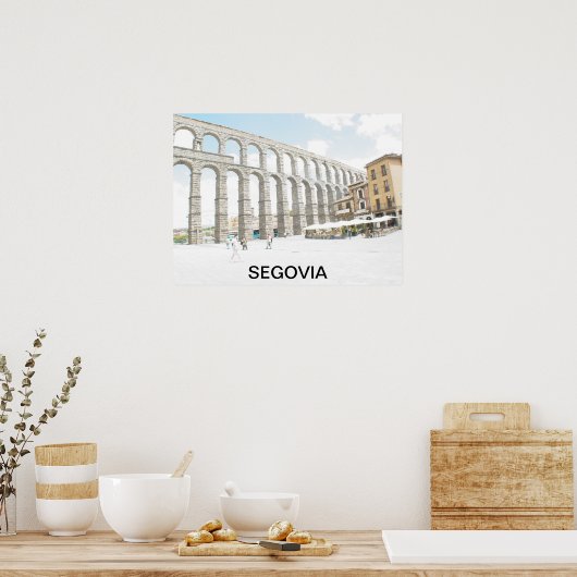 Segovia-Spain Poster ポスター (キッチン)