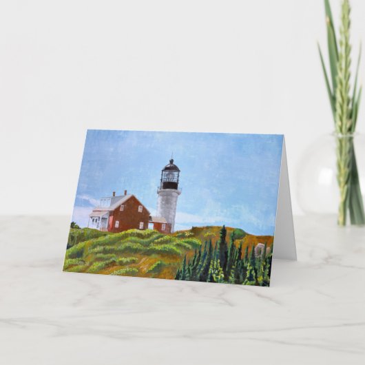 Seguin Island Lighthouse カード (正面)