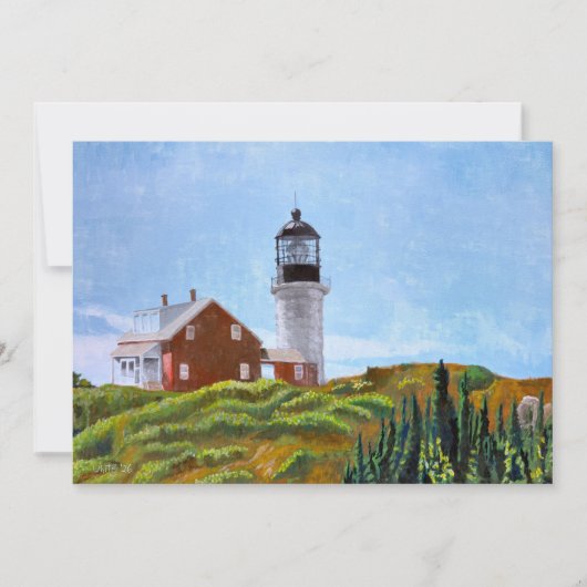 Seguin Island Lighthouse サンキューカード (正面)