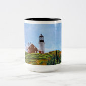 Seguin Island Lighthouse ツートーンマグカップ (中央)