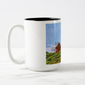 Seguin Island Lighthouse ツートーンマグカップ (左)