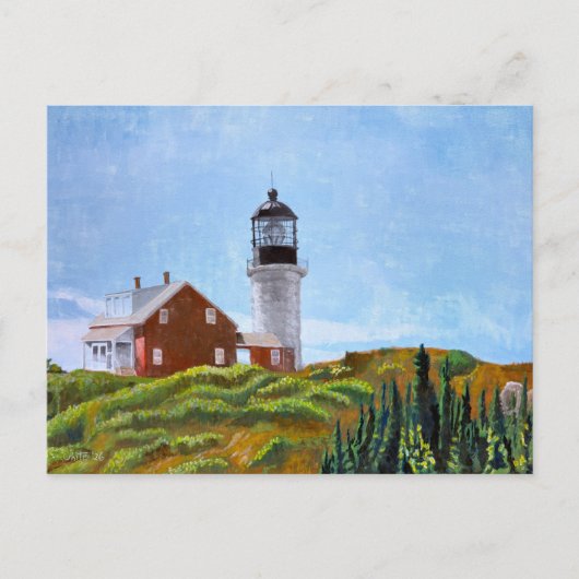 Seguin Island Lighthouse ポストカード (正面)