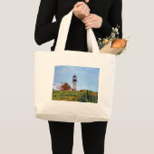 Seguin Island Lighthouse ラージトートバッグ (正面(商品))