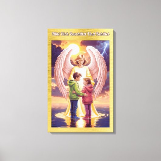 Sei Beschützt und Behütet キャンバスプリント (正面)