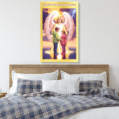 Sei Beschützt und Behütet キャンバスプリント (インサイチュ (寝室))