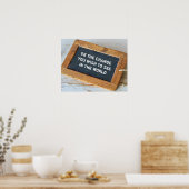 Sei der Wandel ポスター (キッチン)