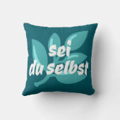 Sei Du Selbst クッション (裏面)