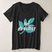 Sei Du Selbst プラスサイズTシャツ (デザイン正面)