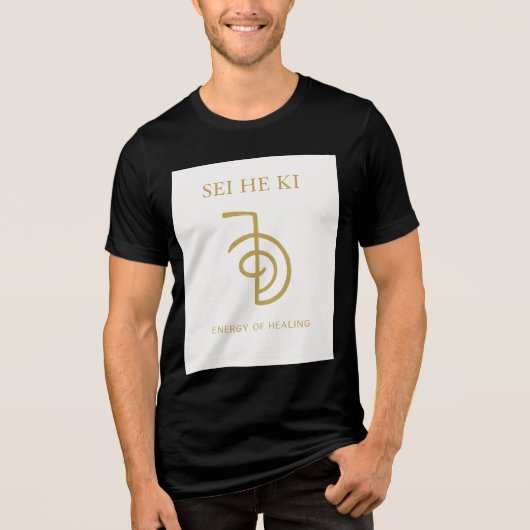 Sei He Ki Symbol – インナーPeのヒーリングエナジーアート トライブレンドＴシャツ (正面)