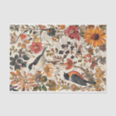 Seidenpapier Decoupage Herbst Wildblumen Var02 薄葉紙 (正面)