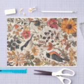 Seidenpapier Decoupage Herbst Wildblumen Var02 薄葉紙 (クラフト)
