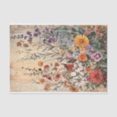 Seidenpapier Decoupage Herbst Wildblumen Var04 薄葉紙 (正面)