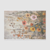 Seidenpapier Decoupage Herbst Wildblumen Var05 薄葉紙 (正面)
