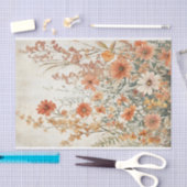 Seidenpapier Decoupage Herbst Wildblumen Var06 薄葉紙 (クラフト)