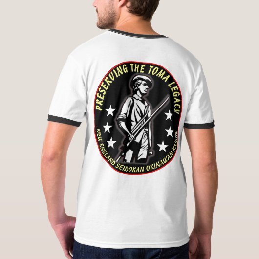 SeidokanニューイングランドのTシャツ Tシャツ (裏面フル)