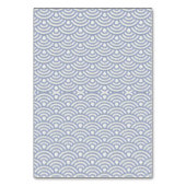 Seigaiha折り日本の畳み可能座席表設定 テーブルナンバー (裏面)