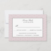 Seigaiha | ダスティ ローズ 日本の波 メニュー オプション (正面)