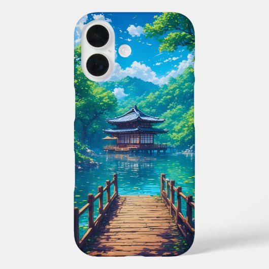 (Seijaku no Kohan) - 湖畔のやすらぎ Case-Mate iPhoneケース (裏面)