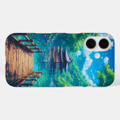 (Seijaku no Kohan) - 湖畔のやすらぎ Case-Mate iPhoneケース (裏面 (横))