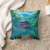 (Seijaku no Kohan) -  Lakeside Serenity クッション (ブランケット)