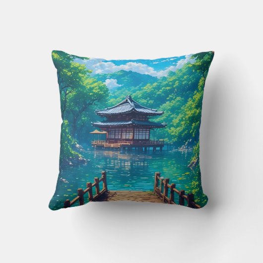 (Seijaku no Kohan) -  Lakeside Serenity クッション (裏面)