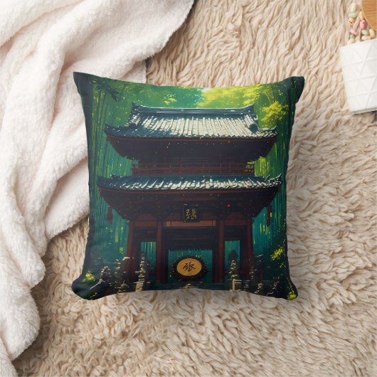 "Seijaku no Mon" – Gate of Tranquility クッション (ブランケット)