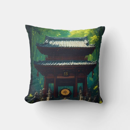 "Seijaku no Mon" – Gate of Tranquility クッション (正面)